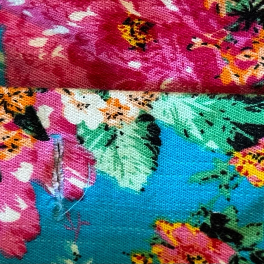 Maria Elena Toddler Floral Hooded Coat Blue Pink 2T Spring Jacket